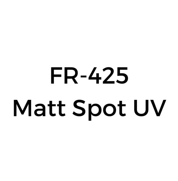 Spot Matt UV Coating FR 425